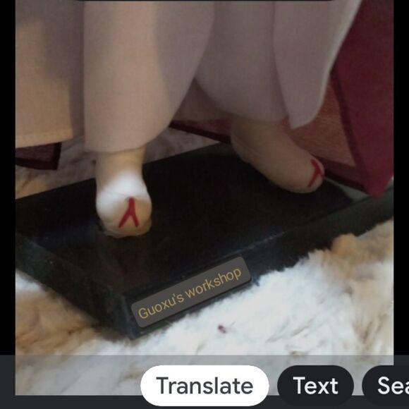 Korean doll w stand. - Picture 8 of 8